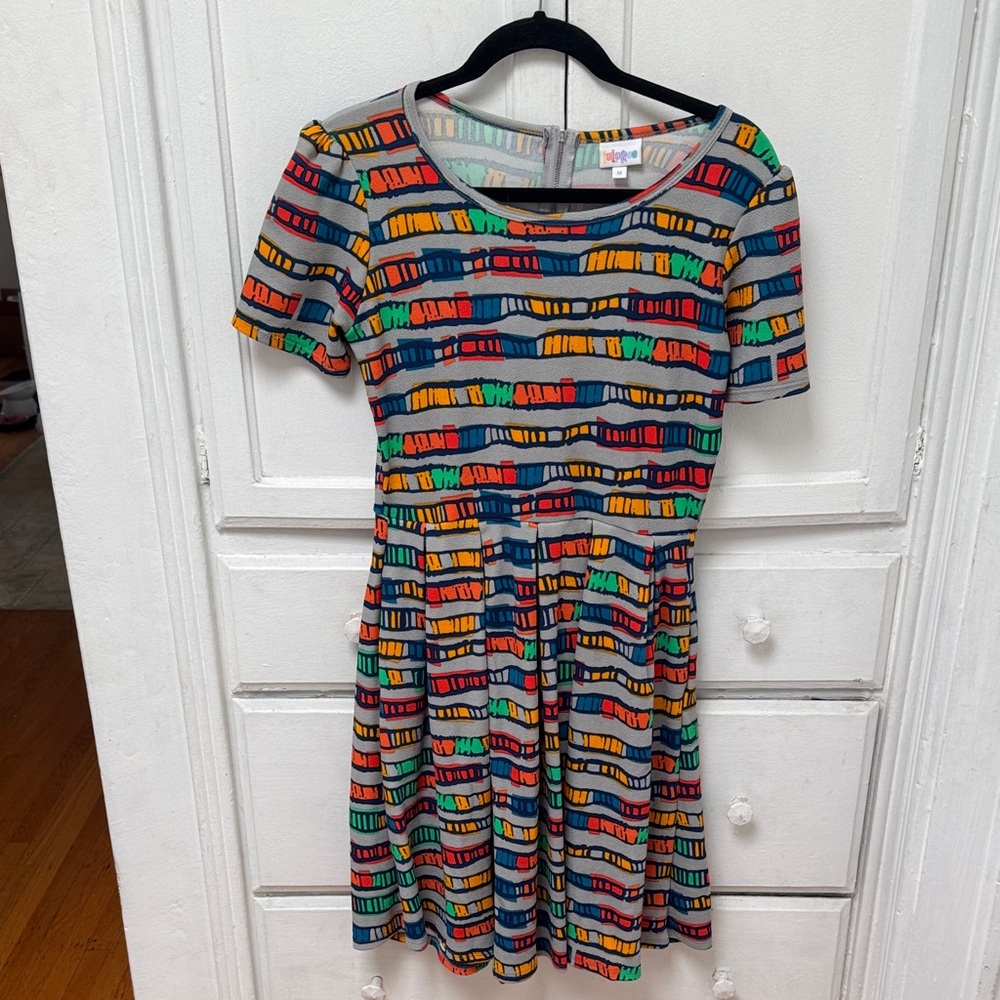LuLaRoe Multicolor Patterned Women’s  Dress